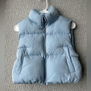 Altar'd State Sky Blue Puffer Vest